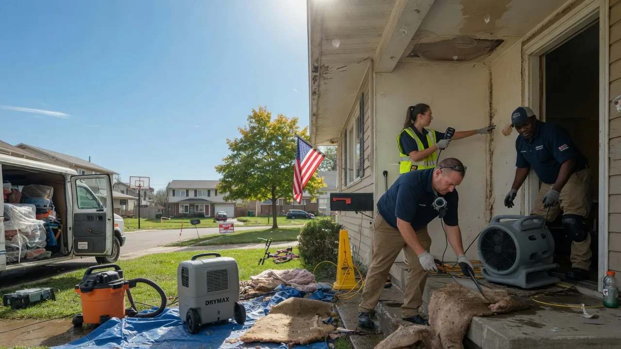 Water Damage Restoration in Christiansburg, OH near me